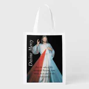 divine mercy grocery bag
