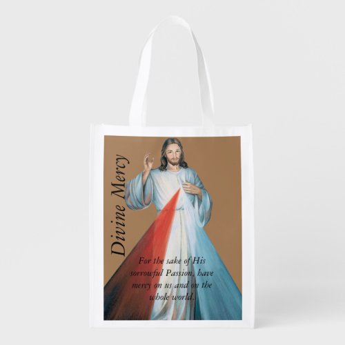 divine mercy grocery bag