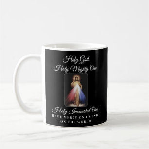 Divine Mercy Holy God Holy Mighty One Prayer Catho Coffee Mug