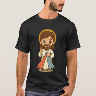 Divine Mercy Image Jesus I Trust in You Catholic P T-Shirt