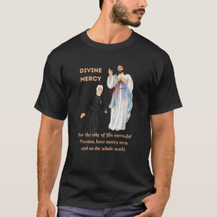 Divine Mercy Jesus and Saint Faustina  T-Shirt