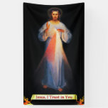 Divine Mercy Jesus Banner 3'x5'
