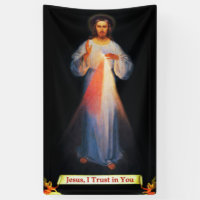 Divine Mercy Jesus Banner 3'x5'