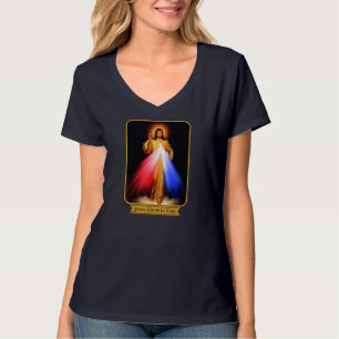 Divine Mercy Jesus I Trust In You Catholic T-Shirt