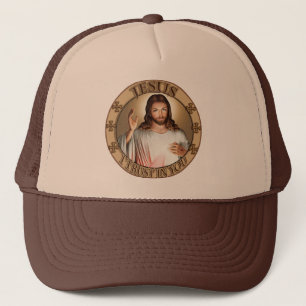 Divine Mercy Jesus I Trust in You Gear. Trucker Hat