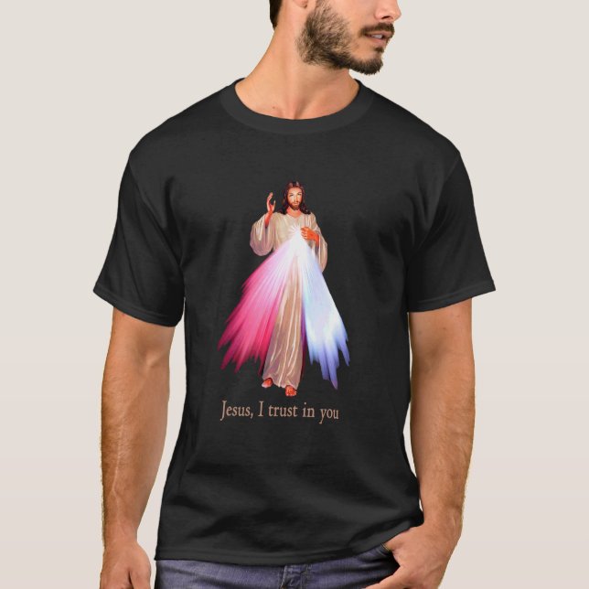 Divine Mercy Jesus I Trust In You T-Shirt (Front)