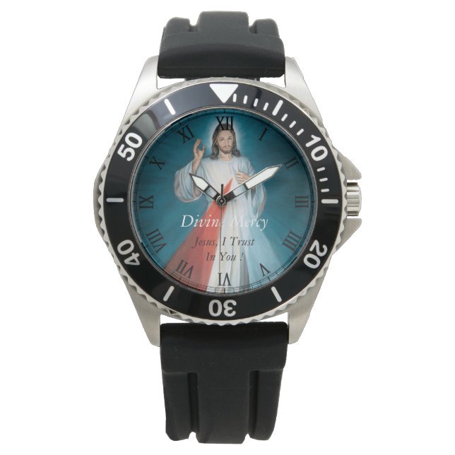 Divine Mercy Jesus, I Trust In You ! Watch (Front)