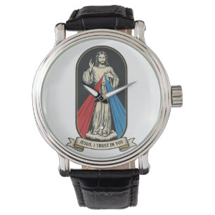 Divine Mercy Jesus Vintage Watch