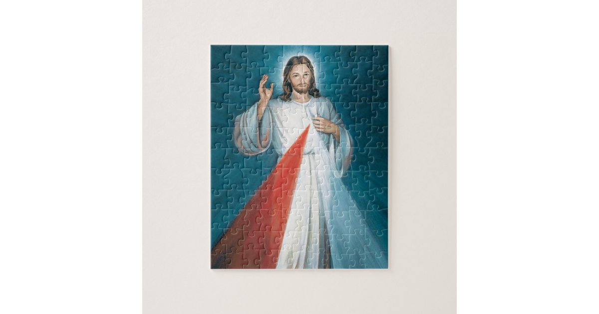 divine mercy jigsaw puzzle | Zazzle