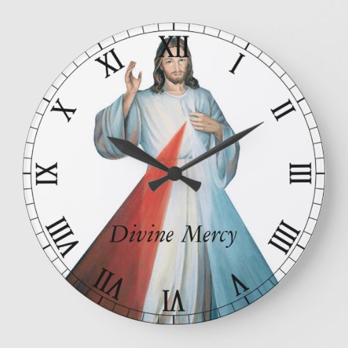 Divine Mercy Large Clock