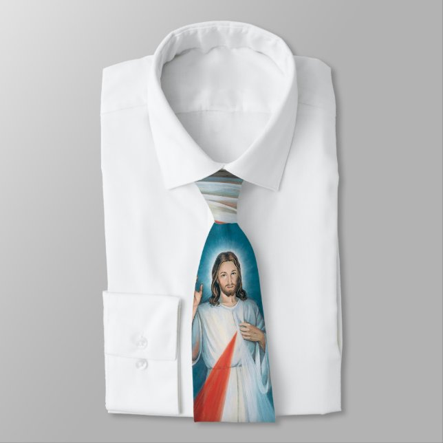 Divine Mercy Neck Tie (Tied)