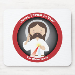 Divine Mercy of Jesus Mouse Pad