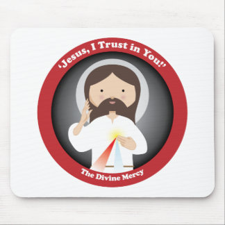 Divine Mercy of Jesus Mouse Pad