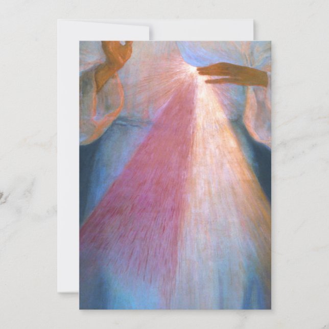 Divine Mercy Original By Kazimirowski Invitation (Front)