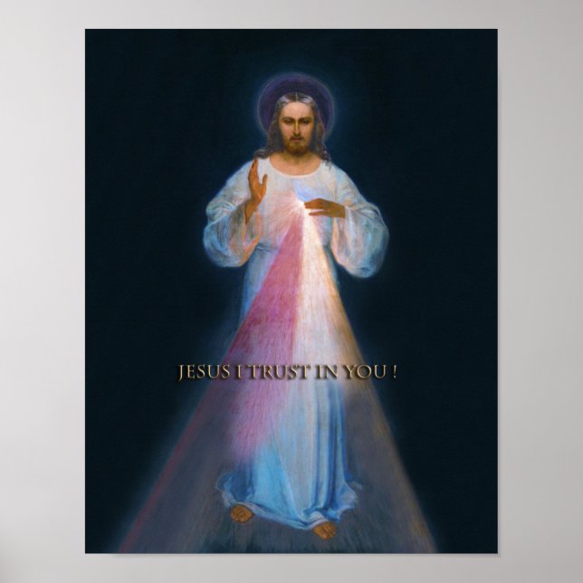 Divine Mercy Original Vilnius Image Poster (Front)
