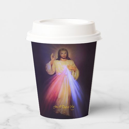Divine Mercy Paper Cups