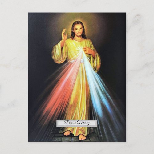 Divine Mercy Postcard