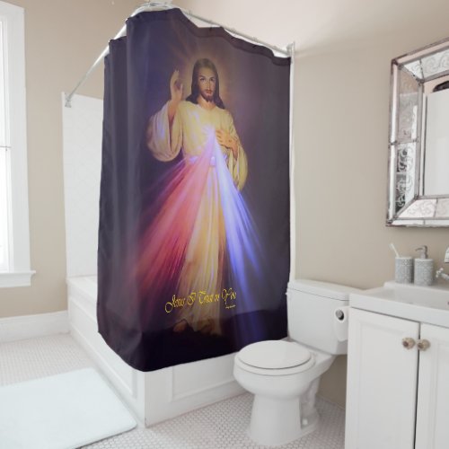 Divine Mercy Shower Curtain
