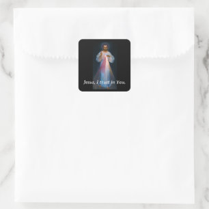 Divine Mercy  Square Sticker
