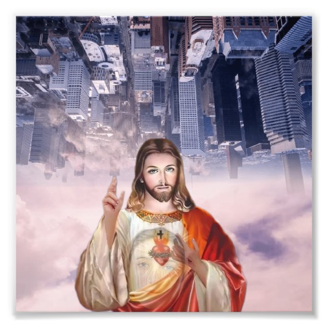 Divine Mercy, St. Faustina, Jesus I Trust in You Photo Print (Front)