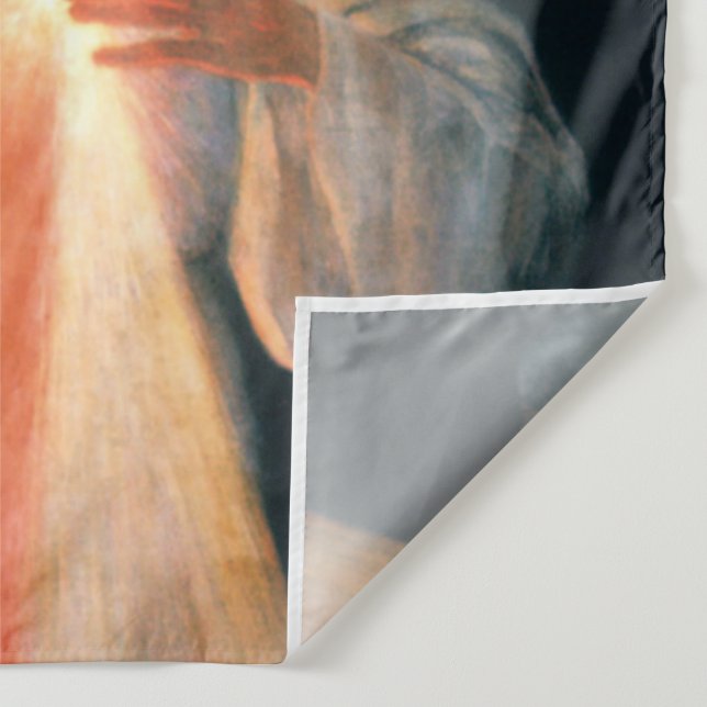 Divine Mercy, St. Faustina, Jesus I Trust in You Tapestry (Detail)