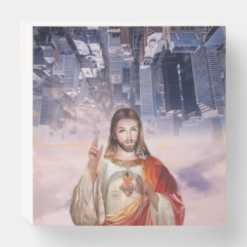 Divine Mercy St Faustina Jesus I Trust in You Wooden Box Sign