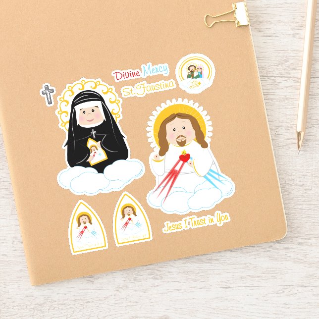 Divine Mercy Sticker (Notebook)
