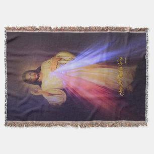Divine Mercy Throw Blanket