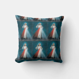Divine Mercy Throw Pillow