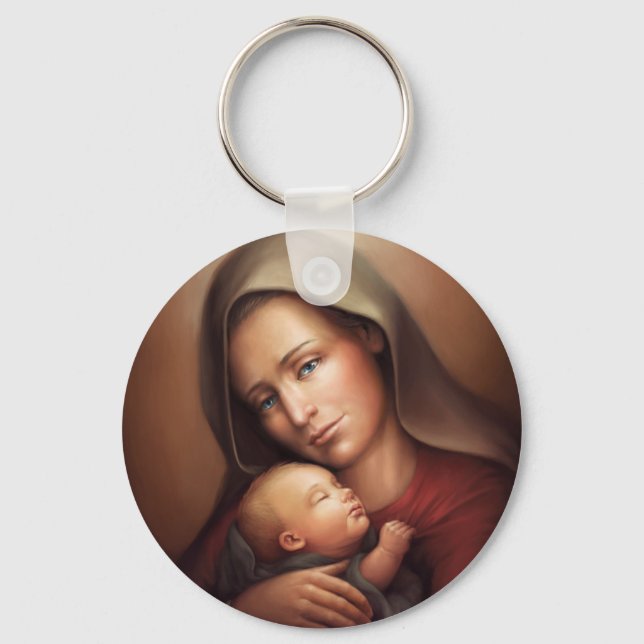 Divine Motherhood Keychain (Front)