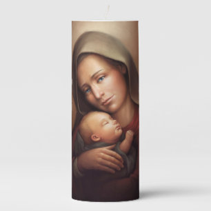 Divine Motherhood Pillar Candle