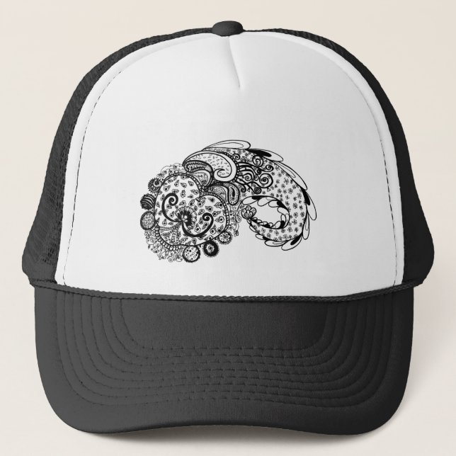 Divine Paisley Trucker Hat (Front)
