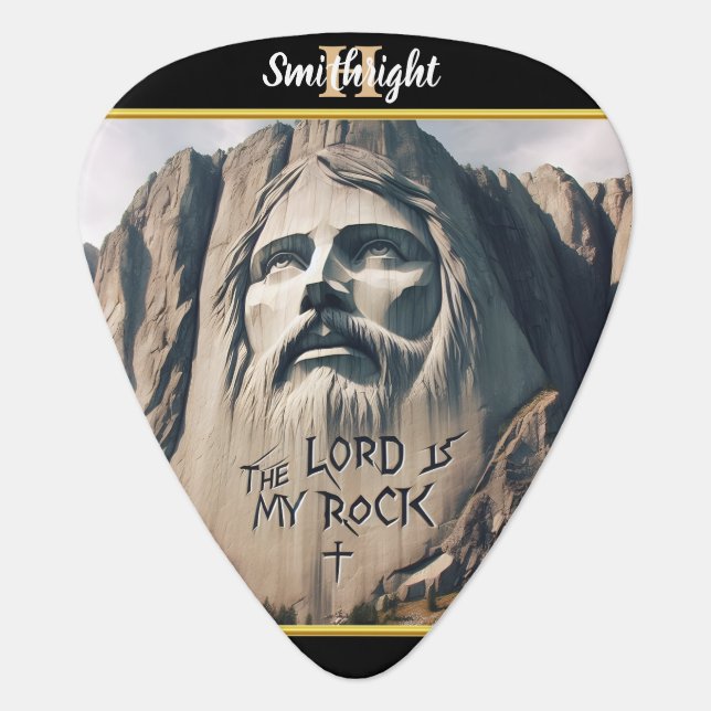 Divine Presence Among the Mountains Guitar Pick (Front)
