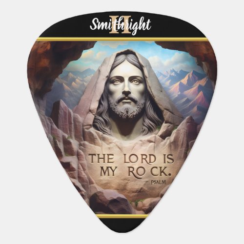 Divine Presence Among the Mountains Guitar Pick