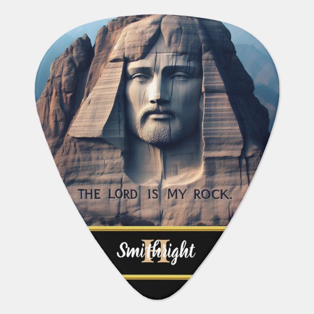 Divine Presence Among the Mountains Guitar Pick (Front)