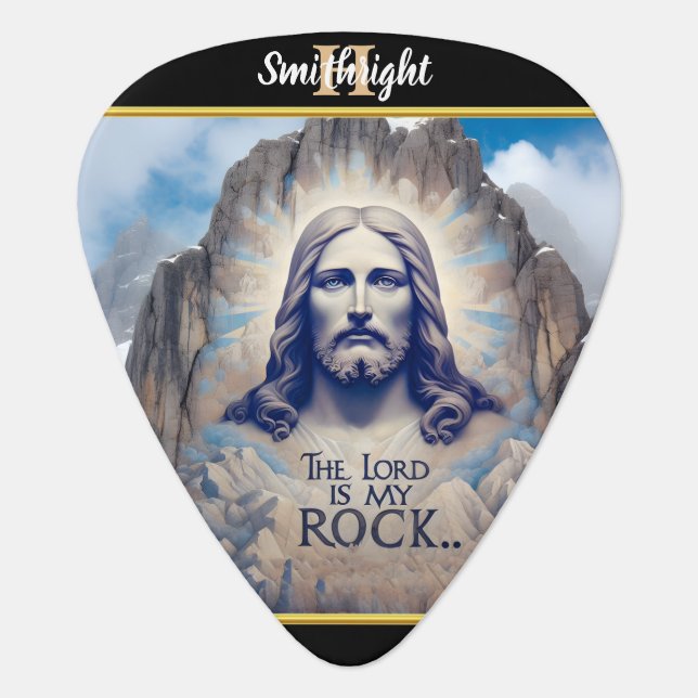 Divine Presence Among the Mountains Guitar Pick (Front)