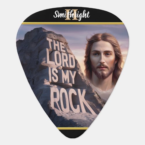 Divine Presence Among the Mountains Guitar Pick