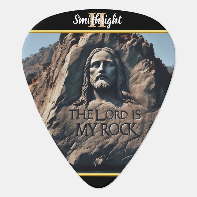 Divine Presence Among the Mountains Guitar Pick (Front)