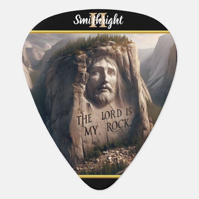 Divine Presence Among the Mountains Guitar Pick (Front)