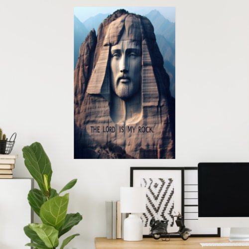 Divine Presence Among the Mountains Poster