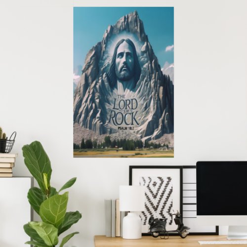 Divine Presence Among the Mountains Poster