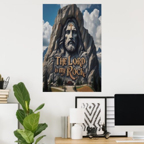 Divine Presence Among the Mountains Poster