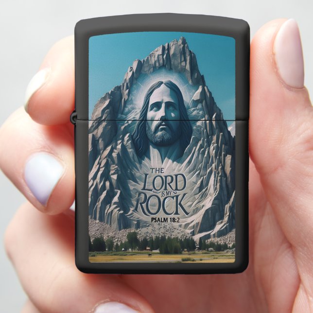 Divine Presence Among the Mountains Zippo Lighter (In Hand)