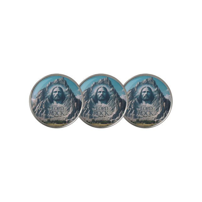 Divine Presence on Majestic Peak Golf Ball Marker (3 Up)