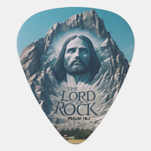 Divine Presence on Majestic Peak Guitar Pick