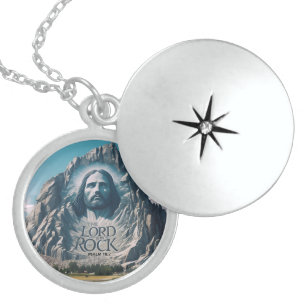 Divine Presence on Majestic Peak Locket Necklace