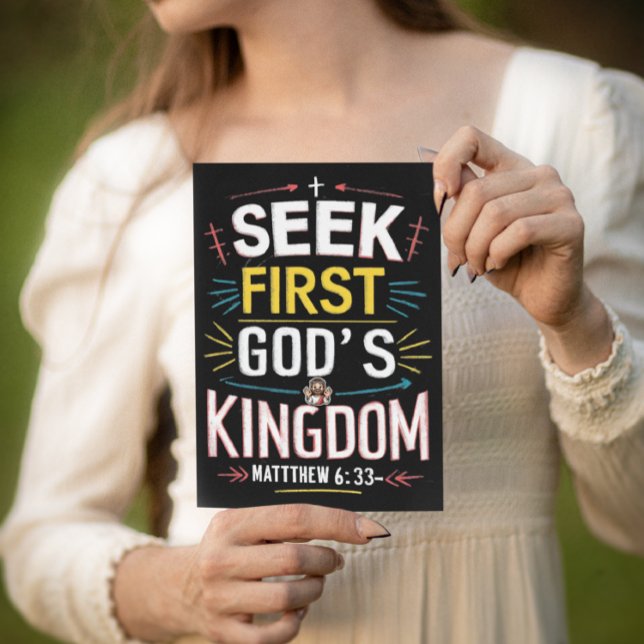 Divine Quest: Pursuing Gods Kingdom Postcard (Creator Uploaded)