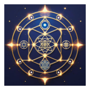 Divine Radiance – 5: Illuminated Universal Energy Photo Print