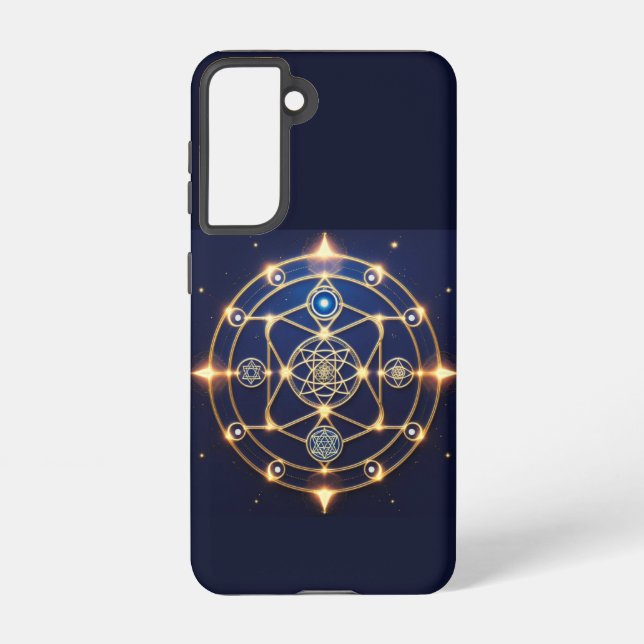 Divine Radiance – 5: Illuminated Universal Energy Samsung Galaxy Case (Back)