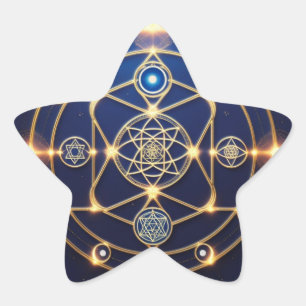 Divine Radiance – 5: Illuminated Universal Energy Star Sticker